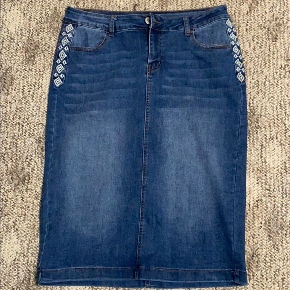 Jean skirt